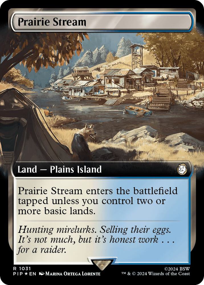 Prairie Stream (Extended Art) (Surge Foil) (1031) (PIP)