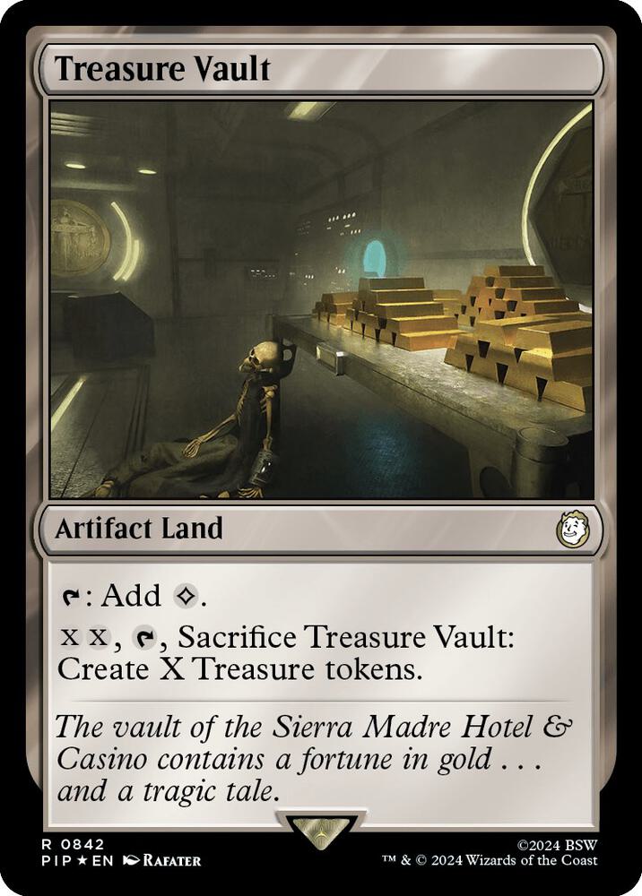 Treasure Vault (Surge Foil) (842) (PIP)