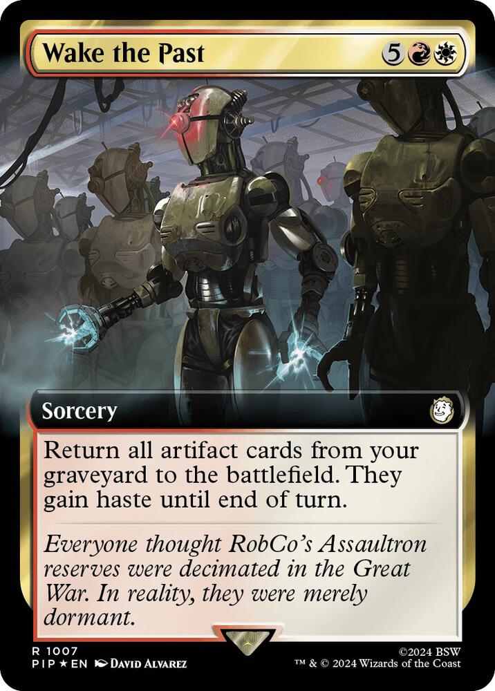 Wake the Past (Extended Art) (Surge Foil) (1007) (PIP)