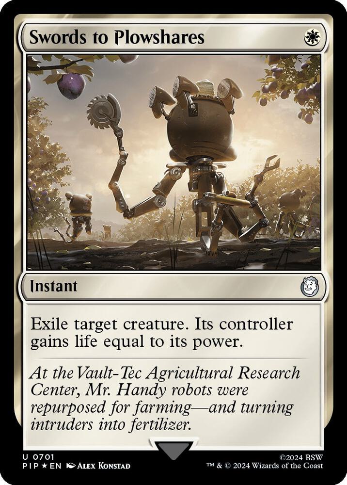 Swords to Plowshares (Surge Foil) (701) (PIP)