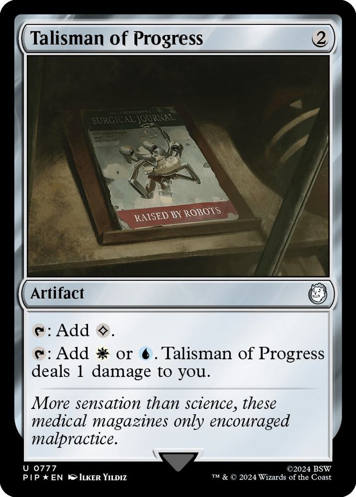 Talisman of Progress (Surge Foil) (777) (PIP)