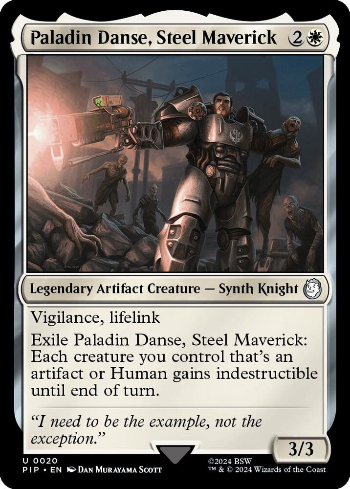 Paladin Danse, Steel Maverick (20) (PIP)