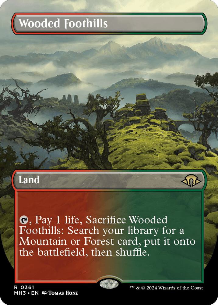 Wooded Foothills (Borderless) (361) (MH3)
