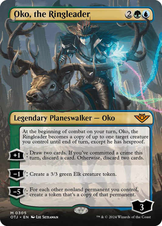 Image for Oko, the Ringleader (Borderless) (305) (OTJ) - Magic: The Gathering