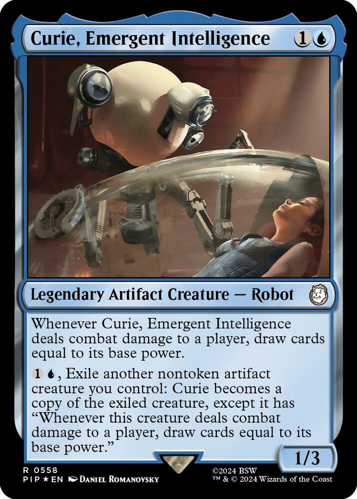 Curie, Emergent Intelligence (Surge Foil) (558) (PIP)