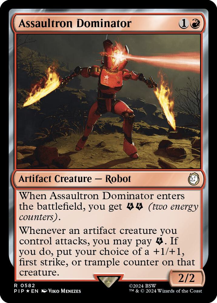 Assaultron Dominator (Surge Foil) (582) (PIP)