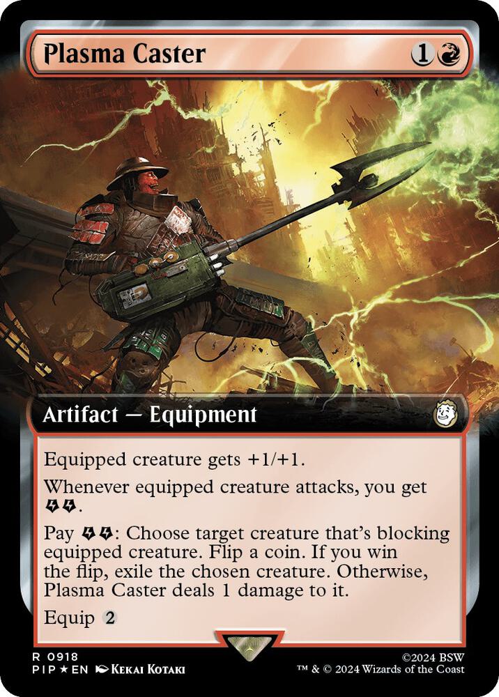 Plasma Caster (Extended Art) (Surge Foil) (918) (PIP)