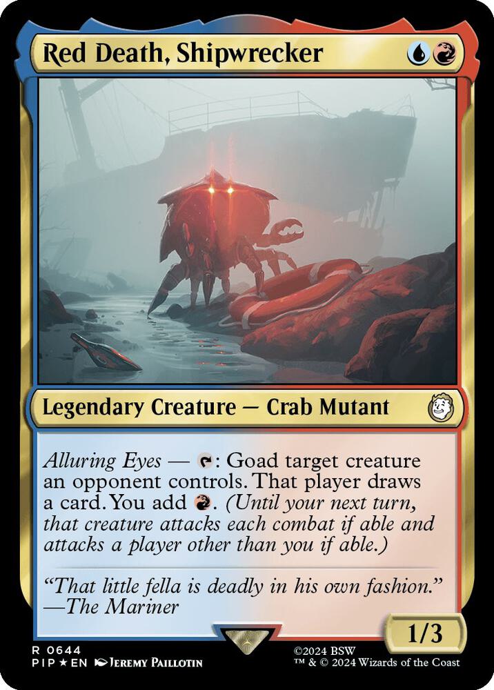 Red Death, Shipwrecker (Surge Foil) (644) (PIP)
