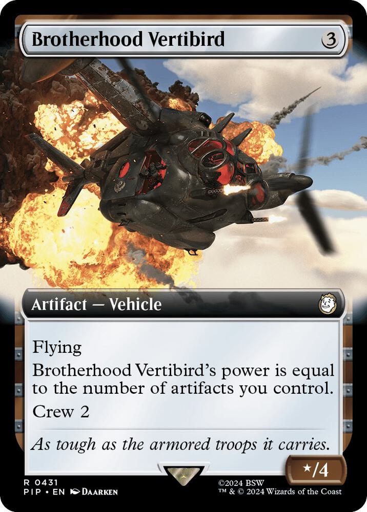 Brotherhood Vertibird (Extended Art) (431) (PIP)