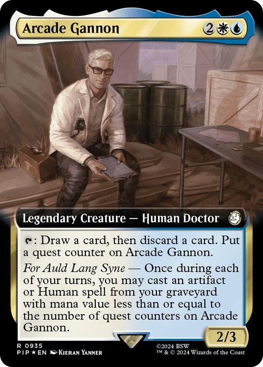 Image for Arcade Gannon (Extended Art) (Surge Foil) (935) (PIP) - Magic: The Gathering
