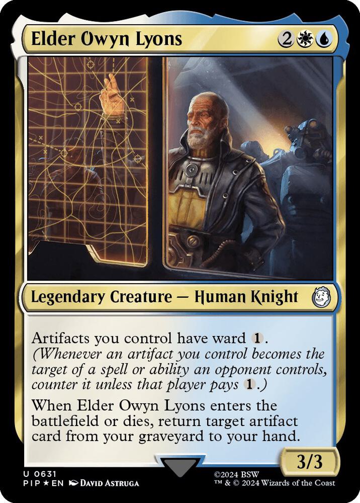 Elder Owyn Lyons (Surge Foil) (631) (PIP)