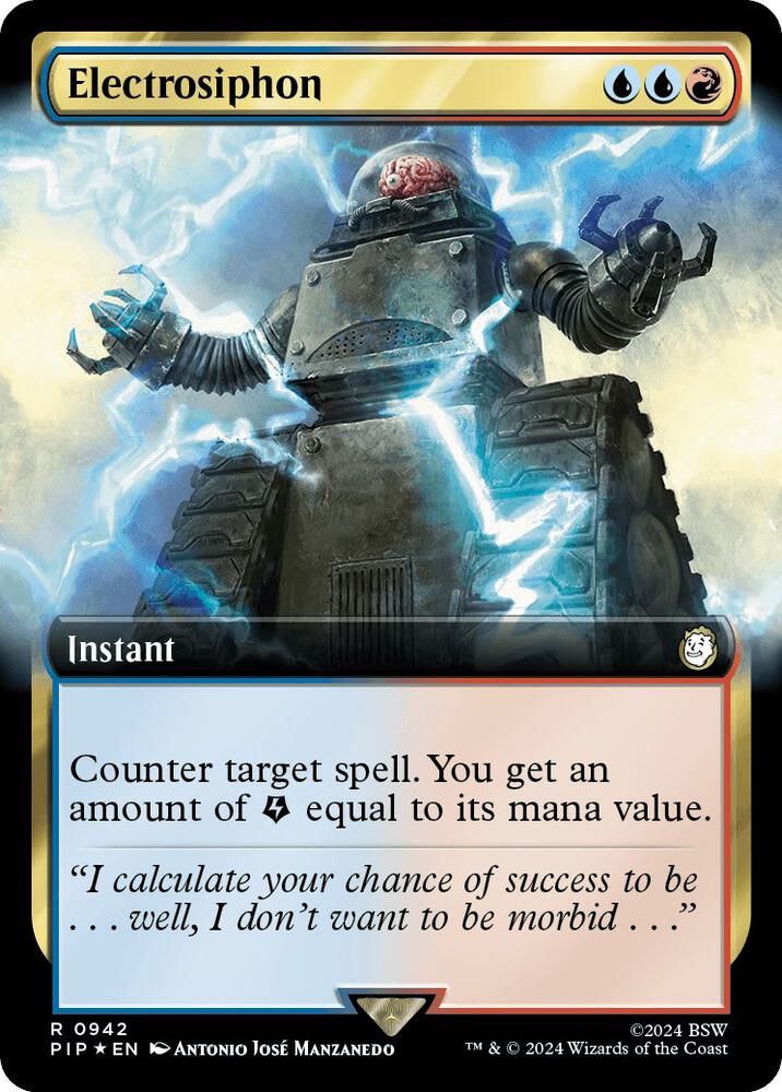 Electrosiphon (Extended Art) (Surge Foil) (942) (PIP)