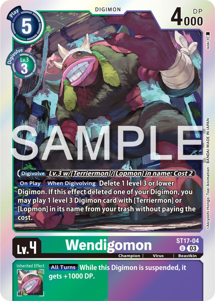 Wendigomon (ST17-04 U) (ST-17)