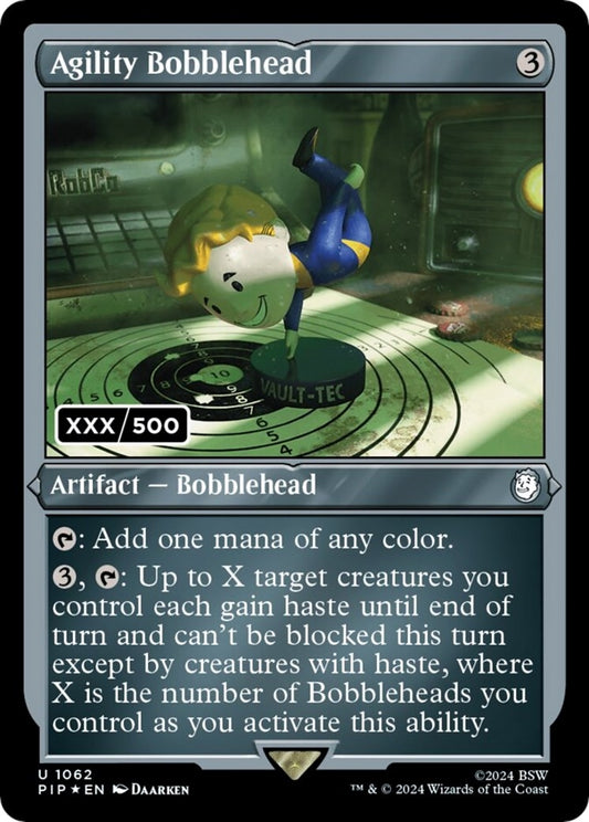 Image for Agility Bobblehead (Serial Numbered) (1062) (PIP) - Magic: The Gathering