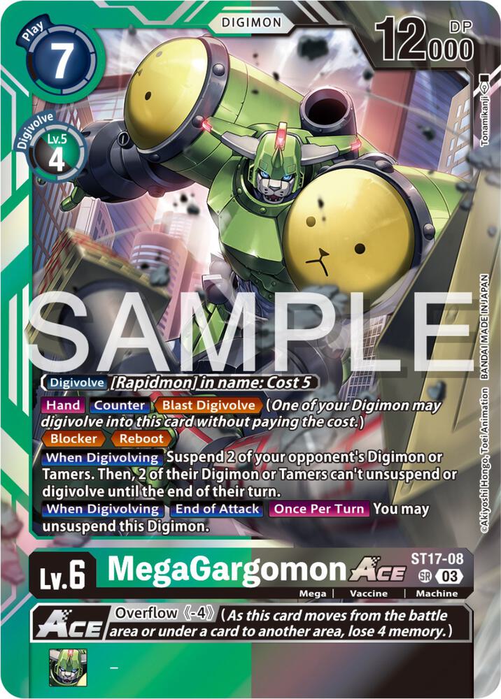MegaGargomon ACE (ST17-08 SR) (ST-17)