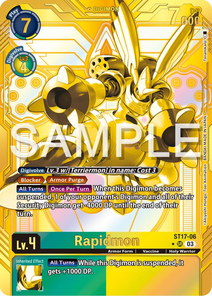 Rapidmon - ST17-06 (Gold) (ST17-06 SR) (ST-17)