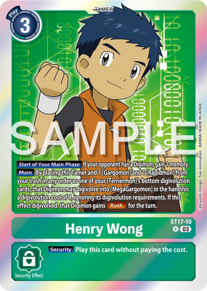 Henry Wong (ST17-10 R) (ST-17)
