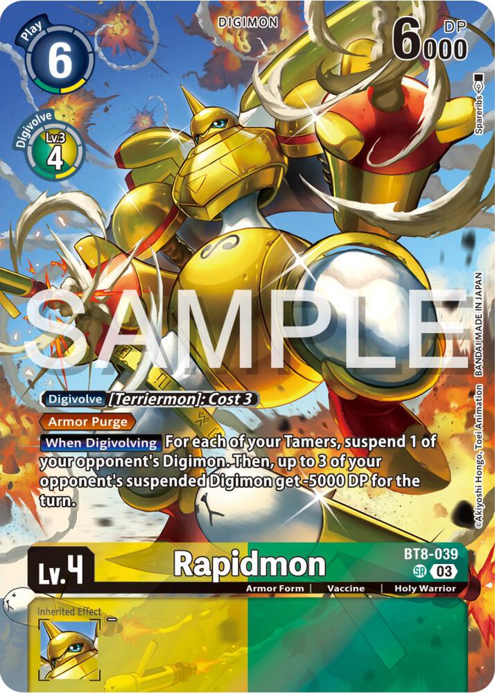 Rapidmon (Bonus Pack) (BT8-039 SR) (ST-17)