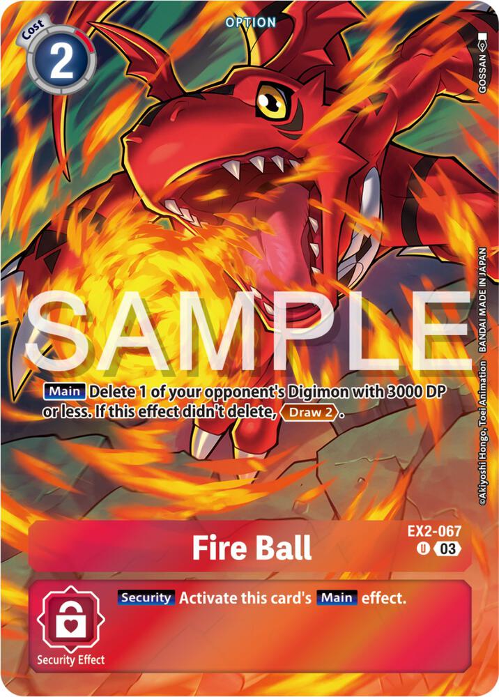 Fire Ball (Bonus Pack) (EX2-067 U) (ST-17)