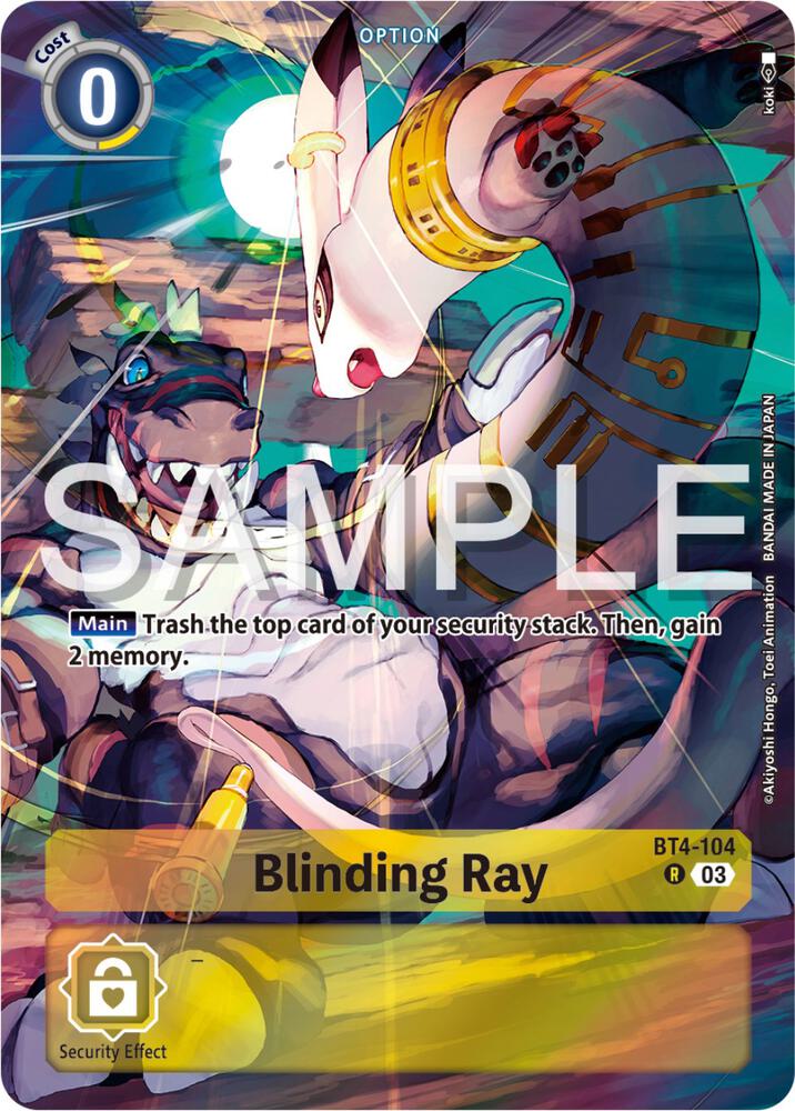 Blinding Ray (Bonus Pack) (BT4-104 R) (ST-17)