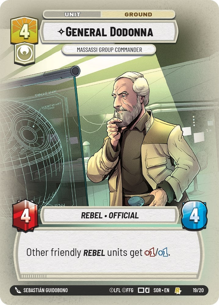 General Dodonna - Massassi Group Commander (19/20) (SOR-WPP)