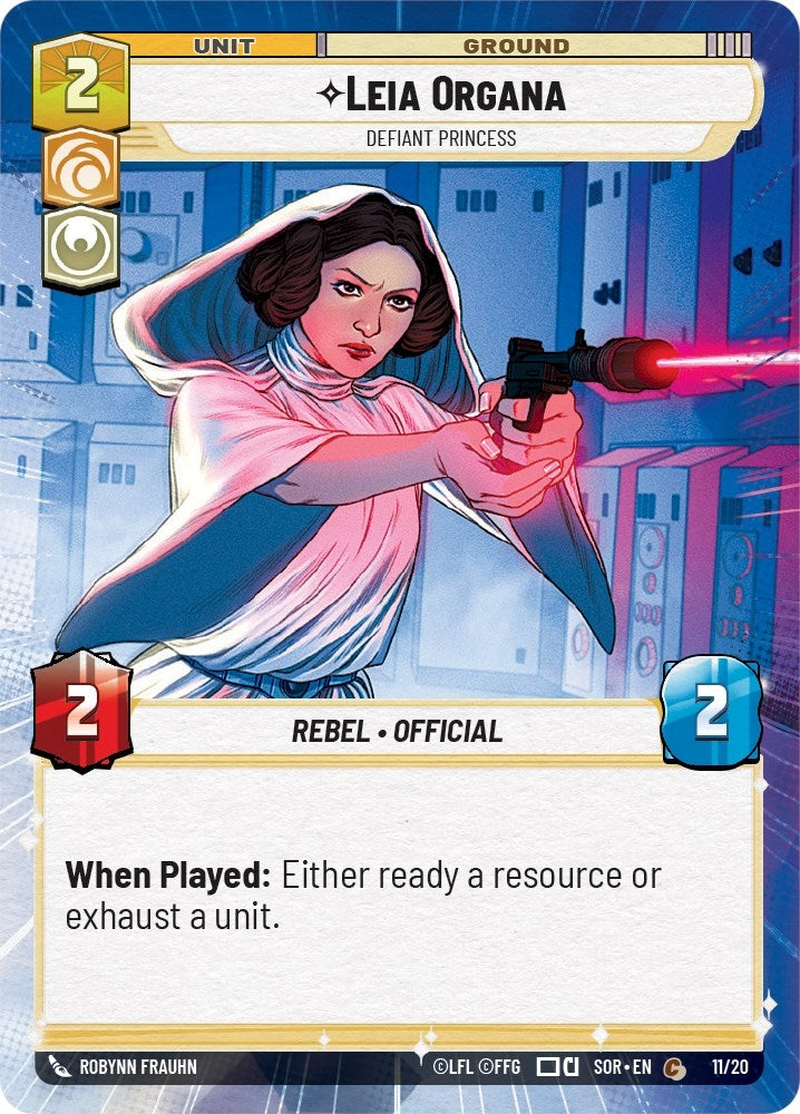 Leia Organa - Defiant Princess (Hyperspace) (11/20) (SOR-WPP)