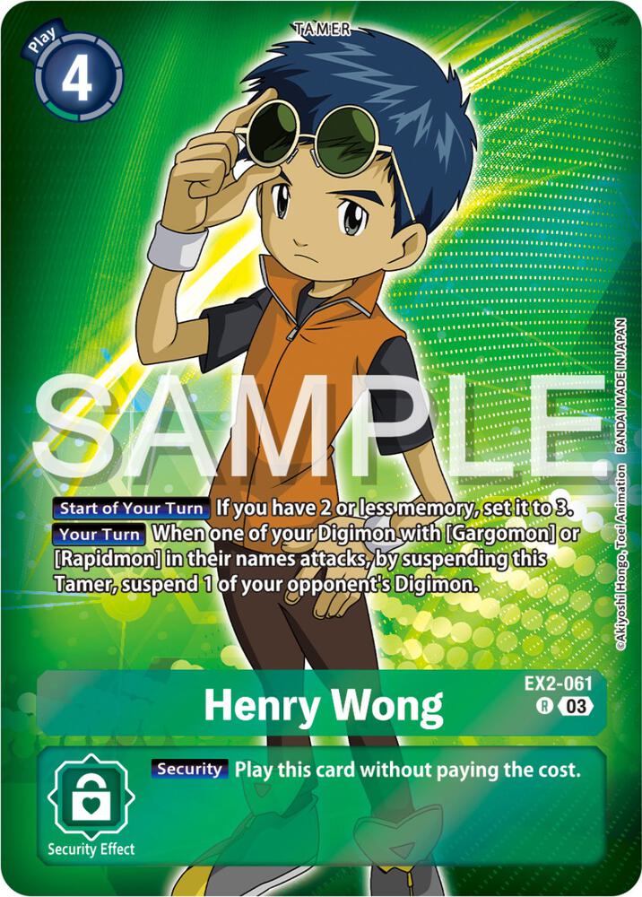 Henry Wong (Reprint) (EX2-061 R) (ST-17)
