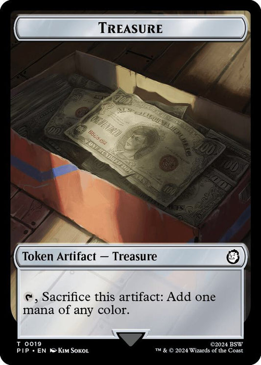 Image for Treasure (0019) // Thopter Double-Sided Token (19 // 17) (PIP) - Magic: The Gathering