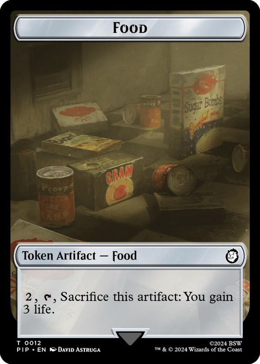 Image for Food (0012) // Copy Double-Sided Token (12 // 1) (PIP) - Magic: The Gathering