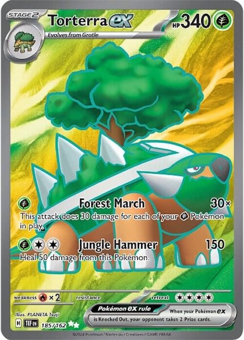 Torterra ex - 185/162 (185/162) (TEF)