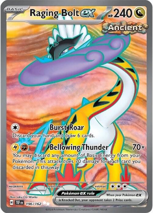 Raging Bolt ex - 196/162 (196/162) (TEF)