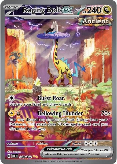 Raging Bolt ex - 208/162 (208/162) (TEF)
