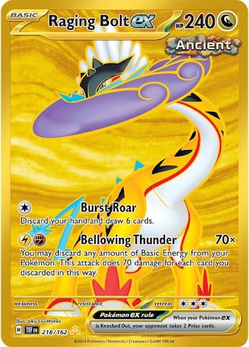 Raging Bolt ex - 218/162 (218/162) (TEF)