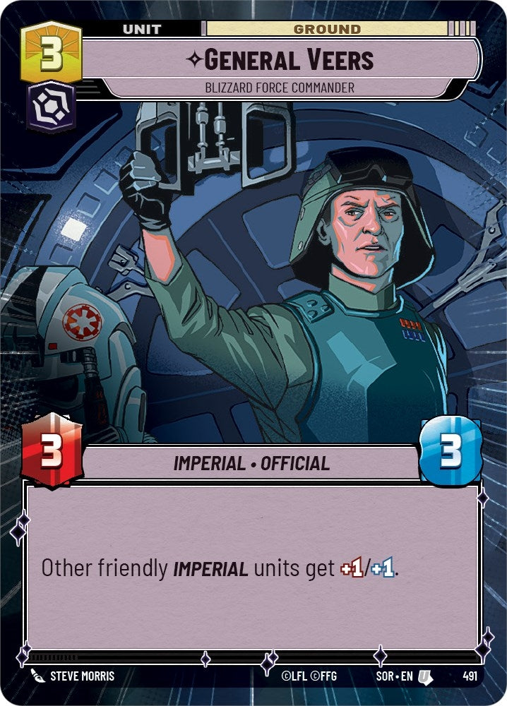 General Veers - Blizzard Force Commander (Hyperspace) (491) (SOR)