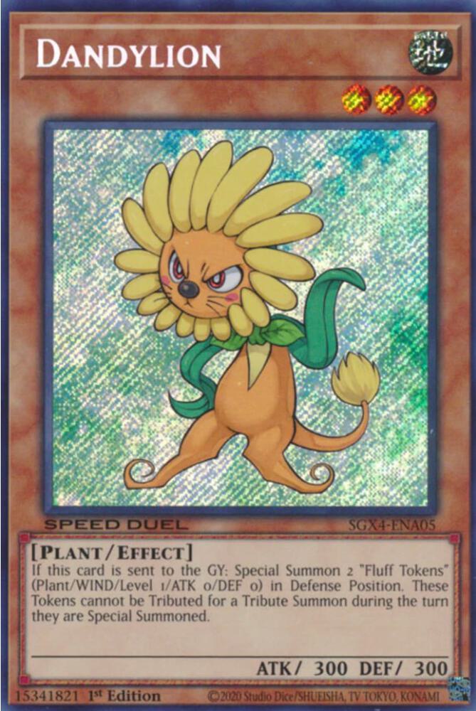 Dandylion (Secret Rare) (SGX4-ENA05) (SGX4)