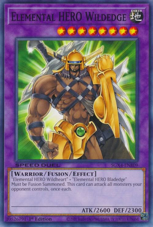 Elemental HERO Wildedge (SGX4-ENE09) (SGX4)