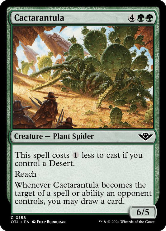 Image for Cactarantula (158) (OTJ) - Magic: The Gathering