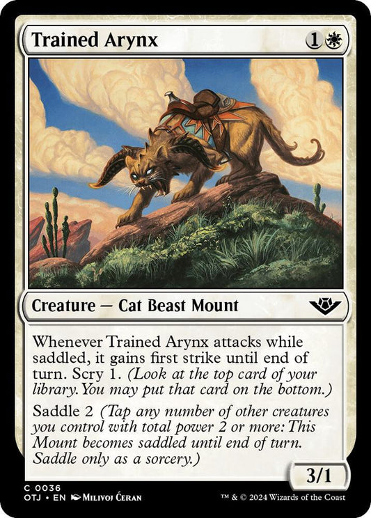 Image for Trained Arynx (36) (OTJ) - Magic: The Gathering