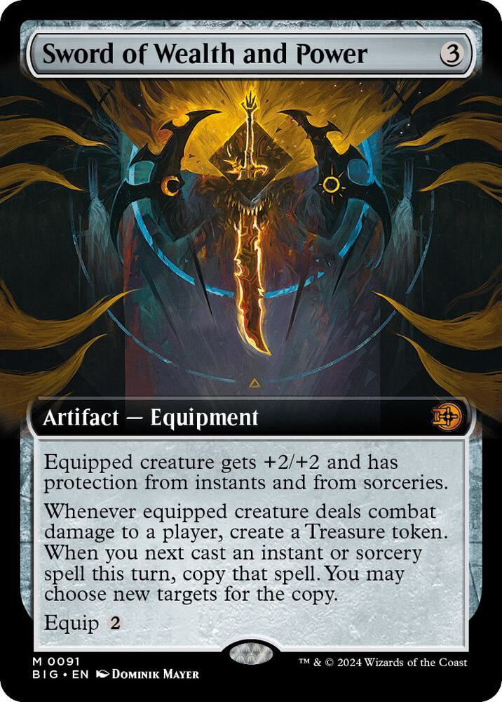 Sword of Wealth and Power (Extended Art) (91) (BIG)