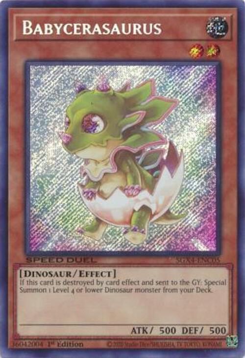 Babycerasaurus (Secret Rare) (SGX4-ENC05) (SGX4)