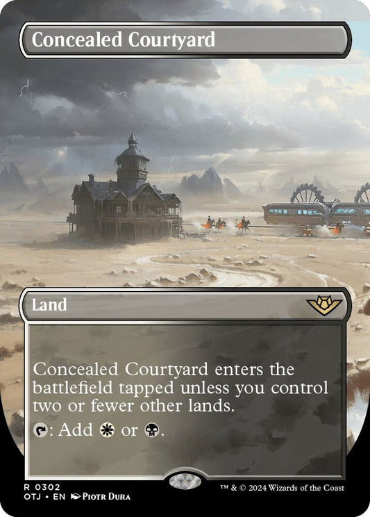 Image for Concealed Courtyard (Borderless) (302) (OTJ) - Magic: The Gathering