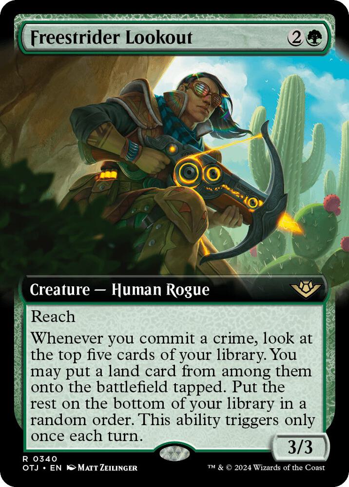 Freestrider Lookout (Extended Art) (340) (OTJ)