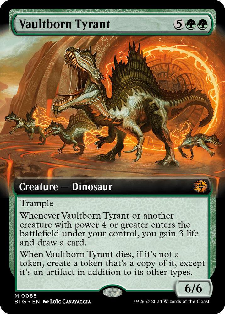 Vaultborn Tyrant (Extended Art) (85) (BIG)