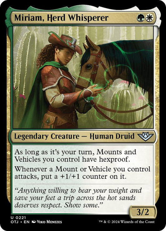 Image for Miriam, Herd Whisperer (221) (OTJ) - Magic: The Gathering