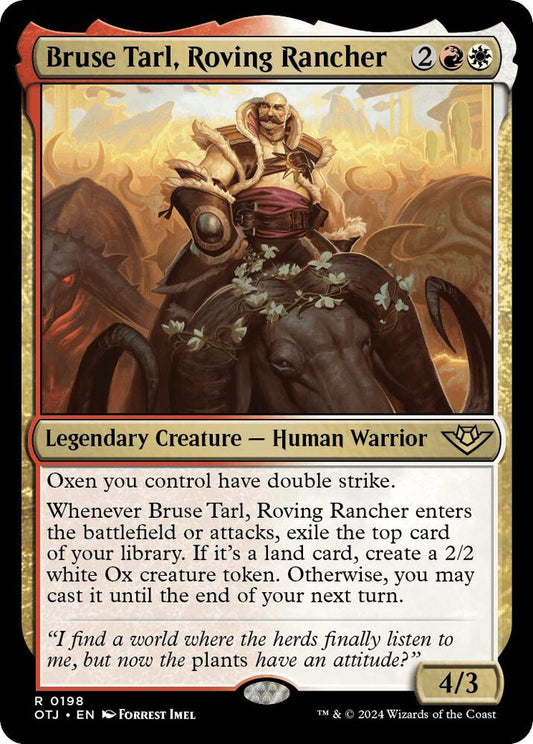 Image for Bruse Tarl, Roving Rancher (198) (OTJ) - Magic: The Gathering
