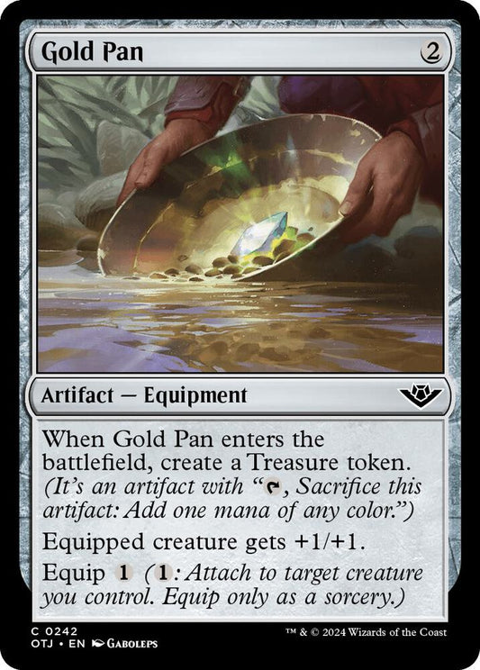 Image for Gold Pan (242) (OTJ) - Magic: The Gathering