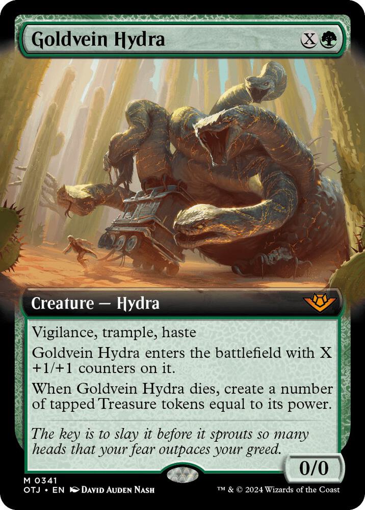 Goldvein Hydra (Extended Art) (341) (OTJ)