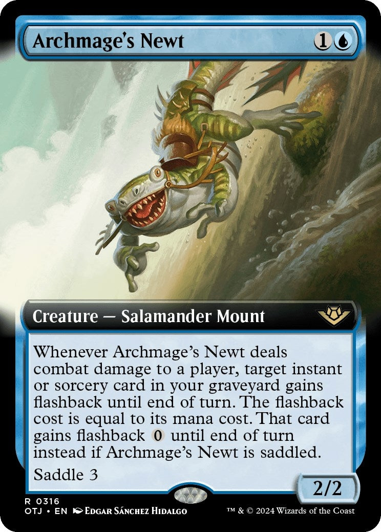 Archmage's Newt (Extended Art) (316) (OTJ)