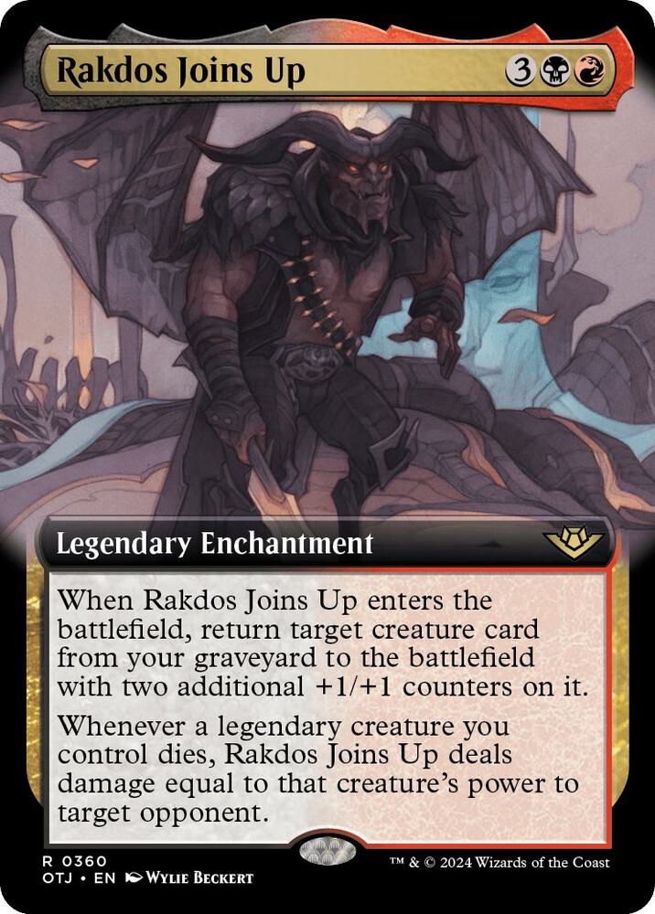 Rakdos Joins Up (Extended Art) (360) (OTJ)