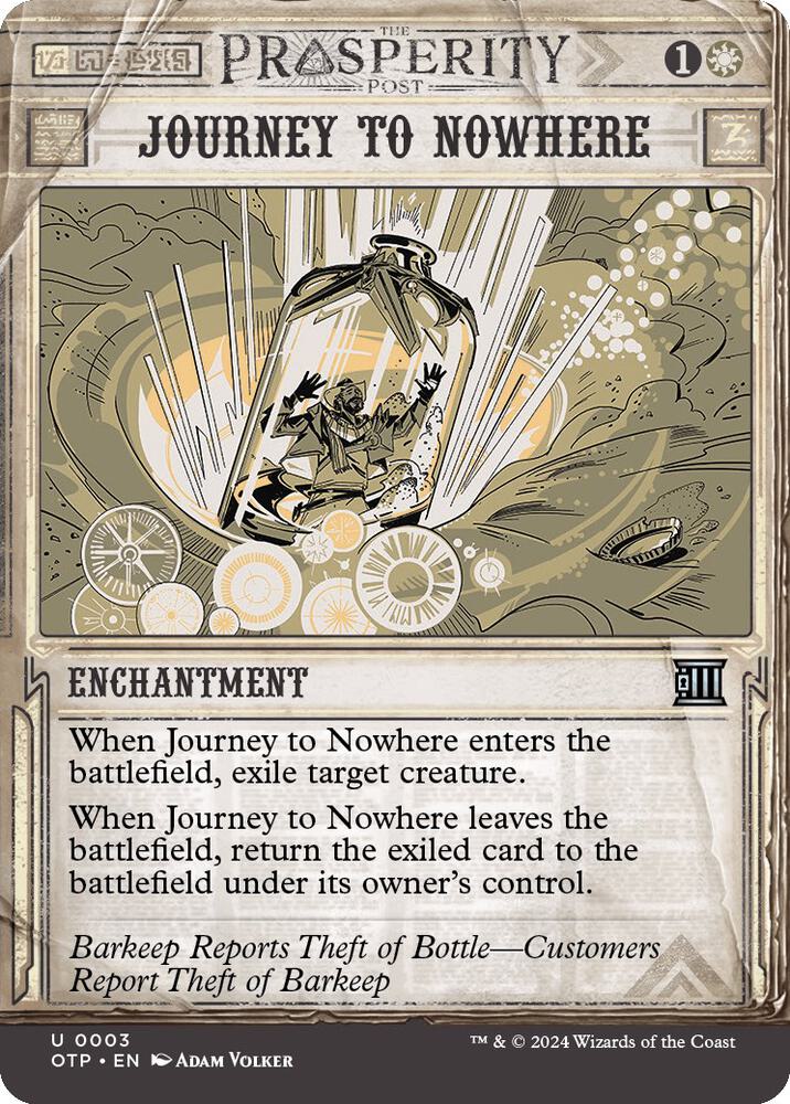 Journey to Nowhere (3) (OTP)